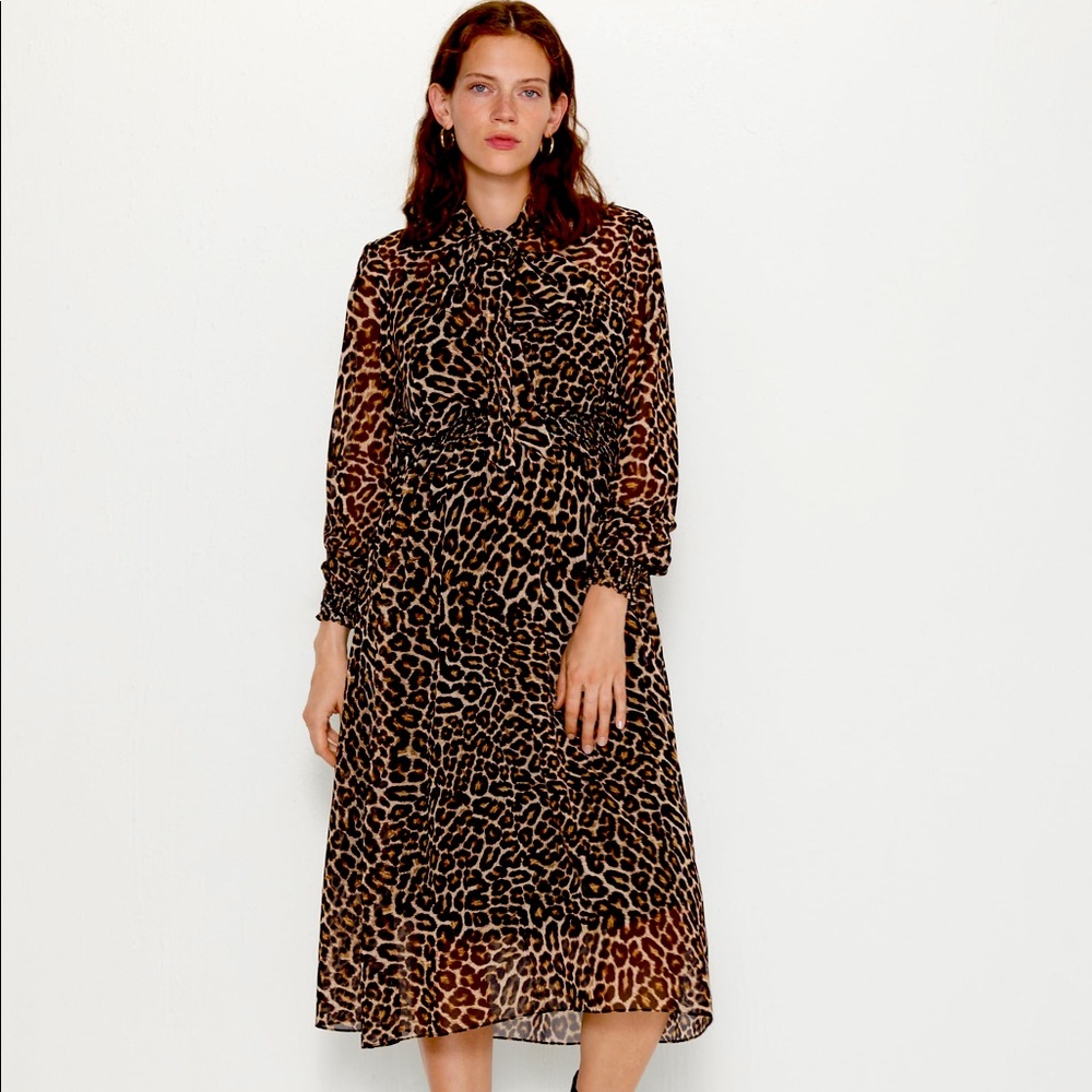 Zara animal print Dress
